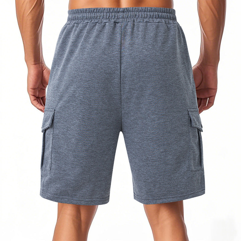 Herre cargo-shorts med funktionelle lommer og elastisk bånd Stilla