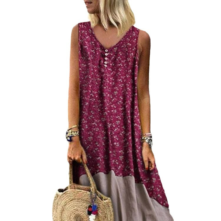 Damer Bohemian Lagdelt Maxikjole Stilla