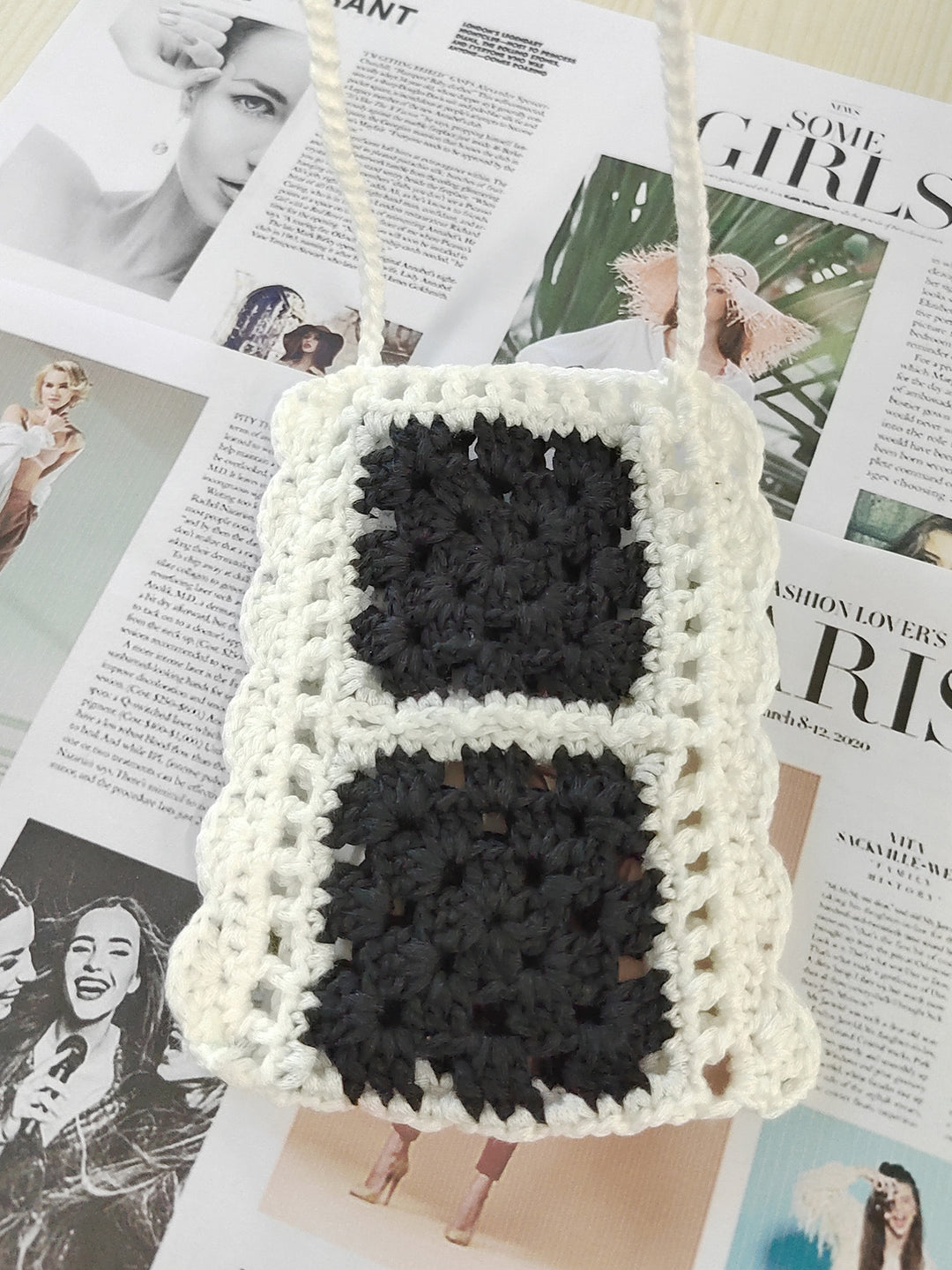 Femme Handmade Hækle-Håndtaske Stilla