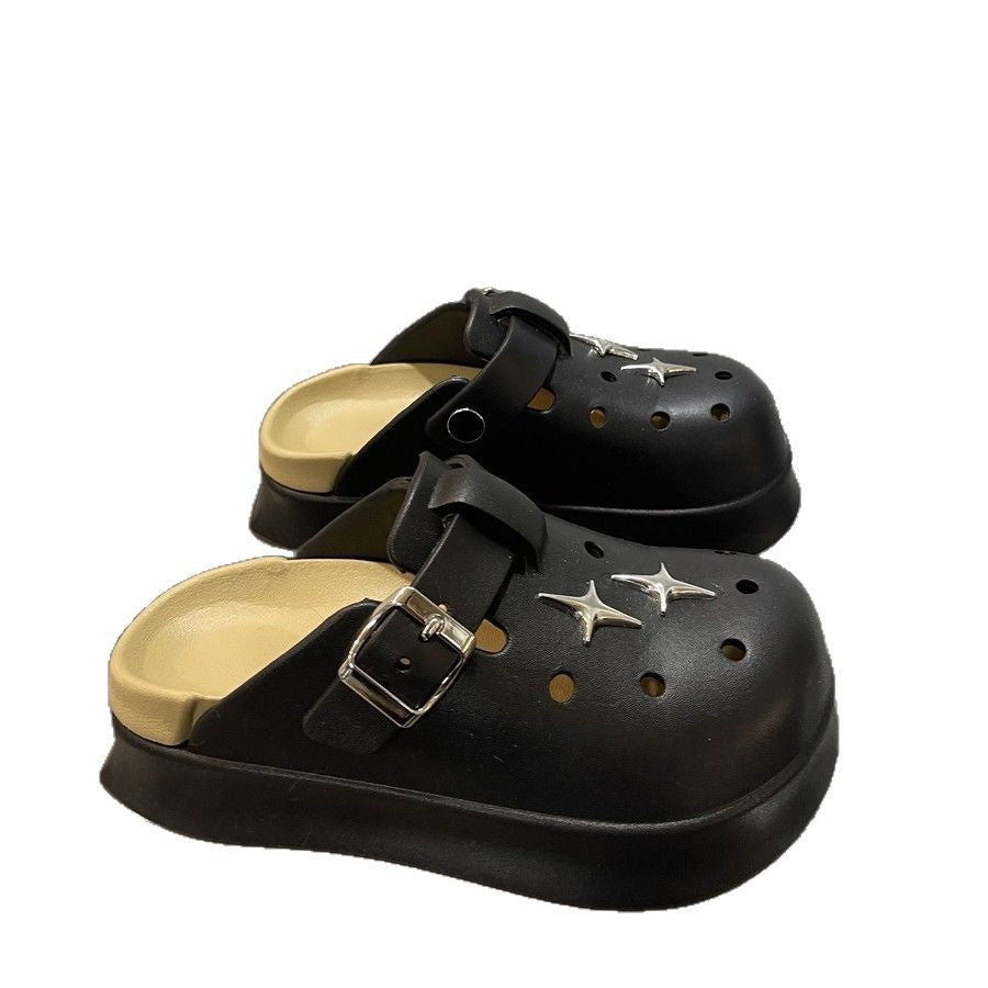 Dame komfortable clogs med moderne spænde-design Stilla