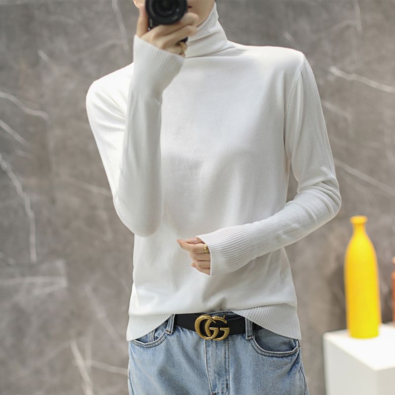 Kvindernes høj kvalitet turtleneck sweater Stilla