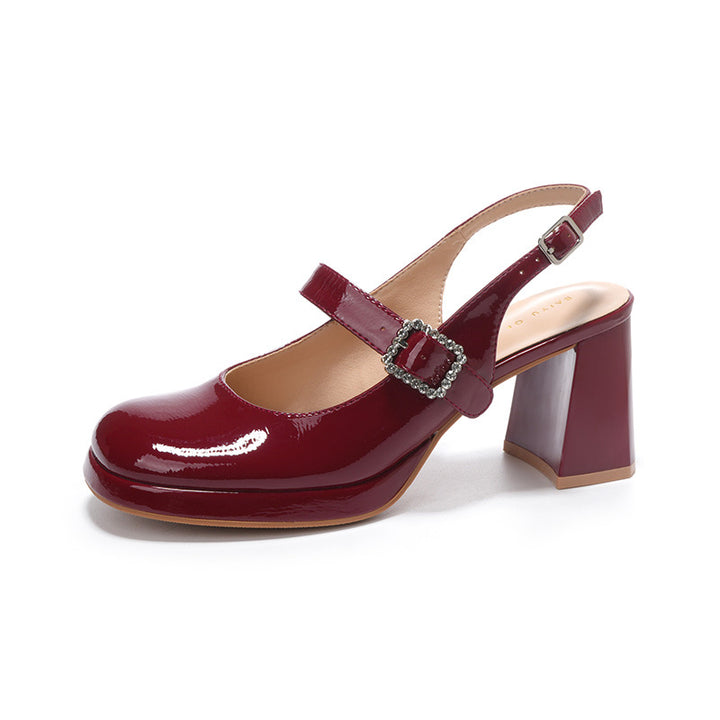Femme Elegante Slingback Hælhøjskåne Stilla