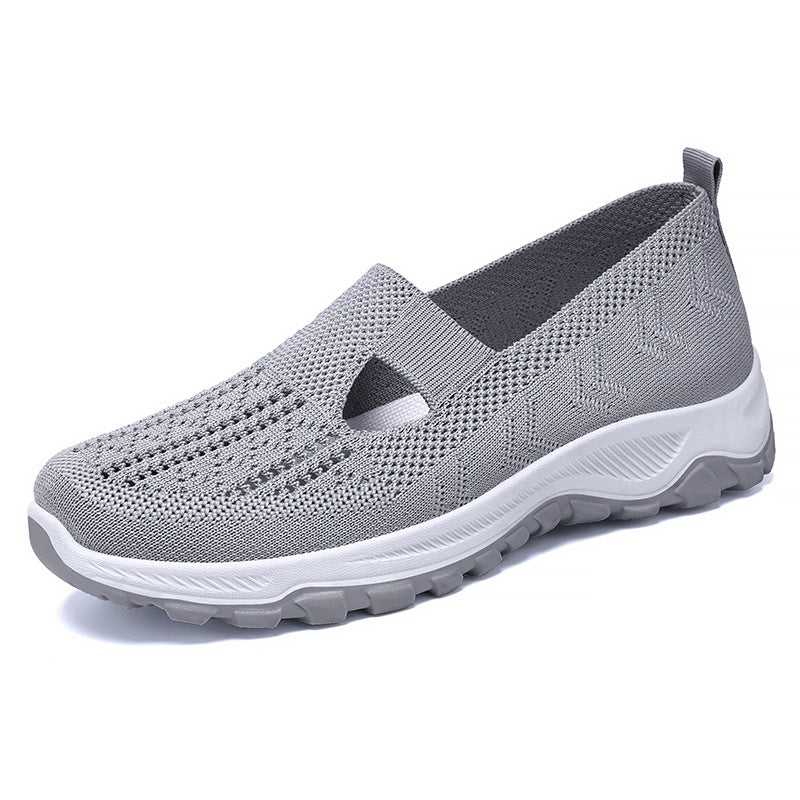 Dame Åndbare Slip-On Fritidssko med elastisk indgang og skridsikker sål Stilla