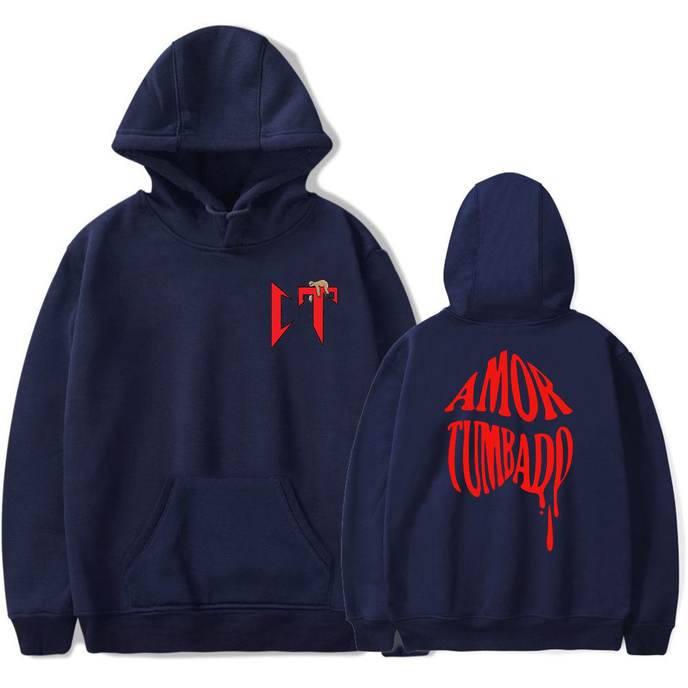 Damer hoodie med kreativ tekst Skovae