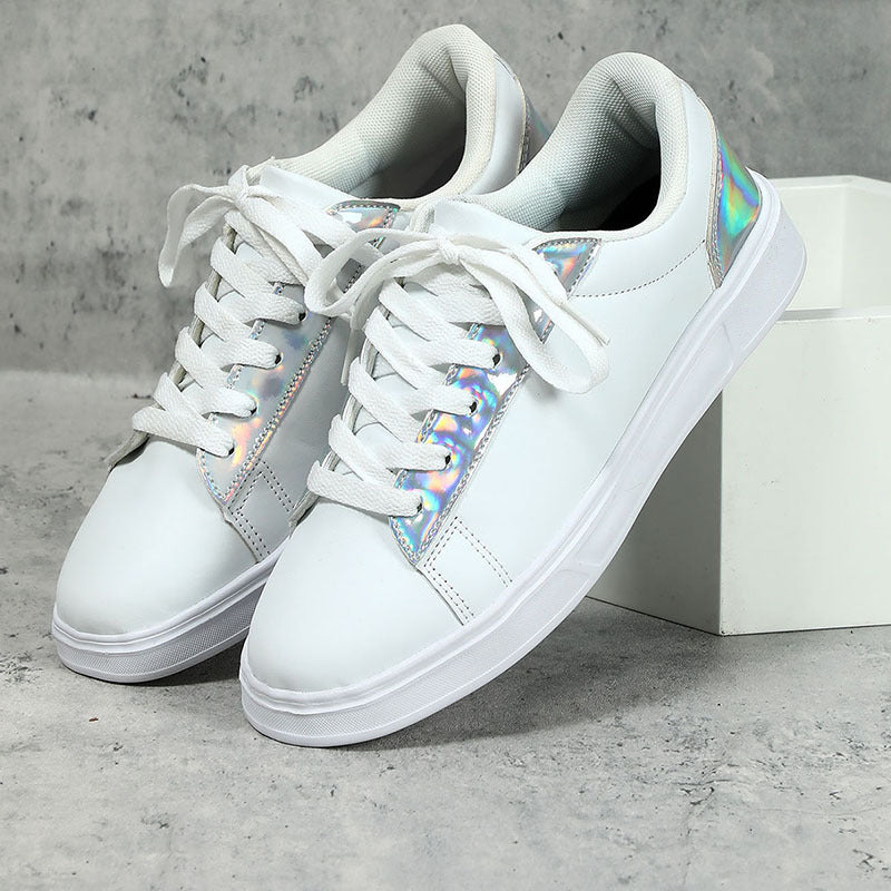 Dame Sneakers med glitrende accent Stilla