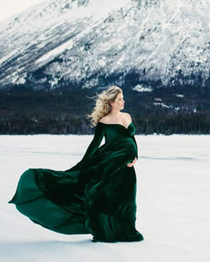 Dame Off-Shoulder Luxus Stillkjole Stilla