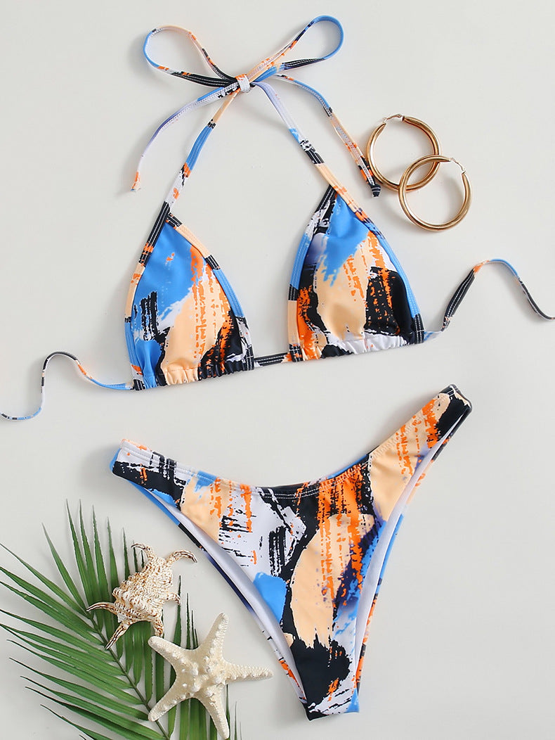Dame Triangle Bikini Sæt Stilla