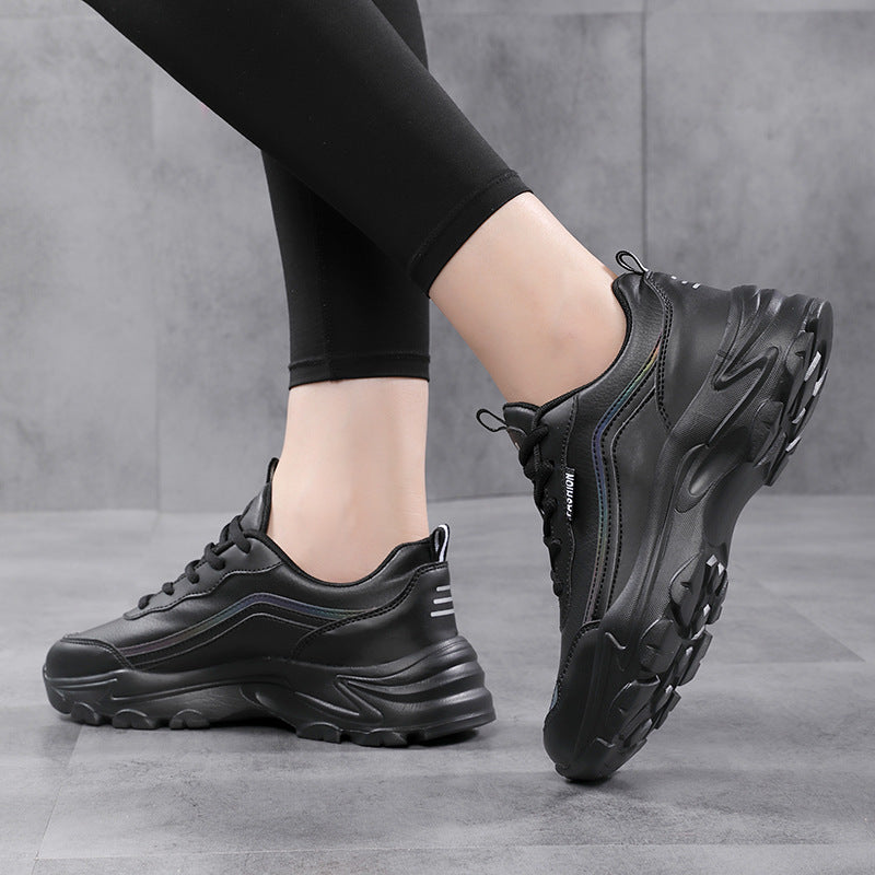 Herrer Trendy Fritid Læder Sneakers med Stødabsorberingsteknologi Stilla