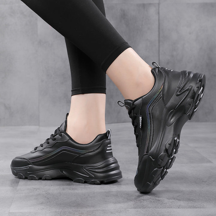 Herrer Trendy Fritid Læder Sneakers med Stødabsorberingsteknologi Stilla
