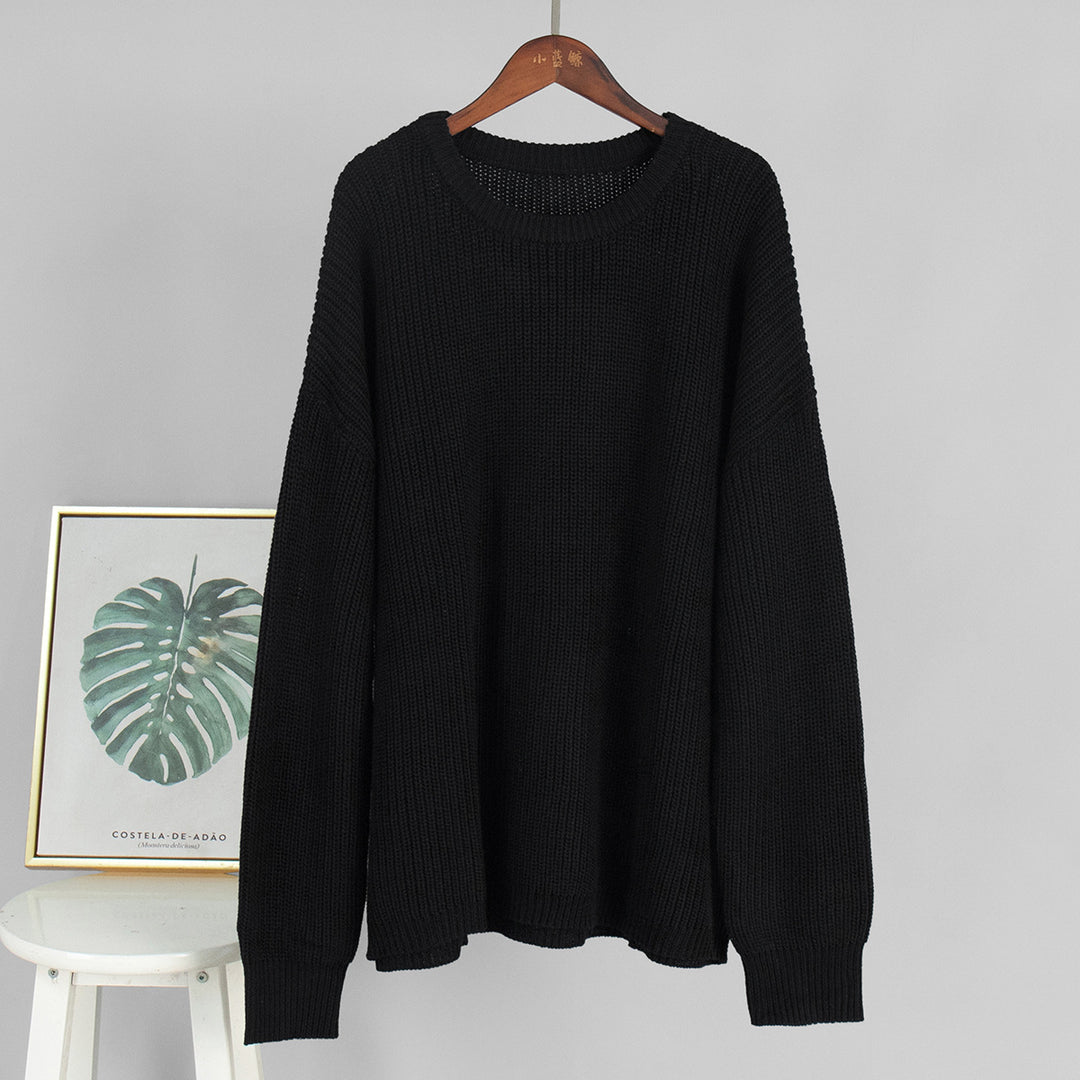Kvinders oversized striktrøje med casual skæring Stilla