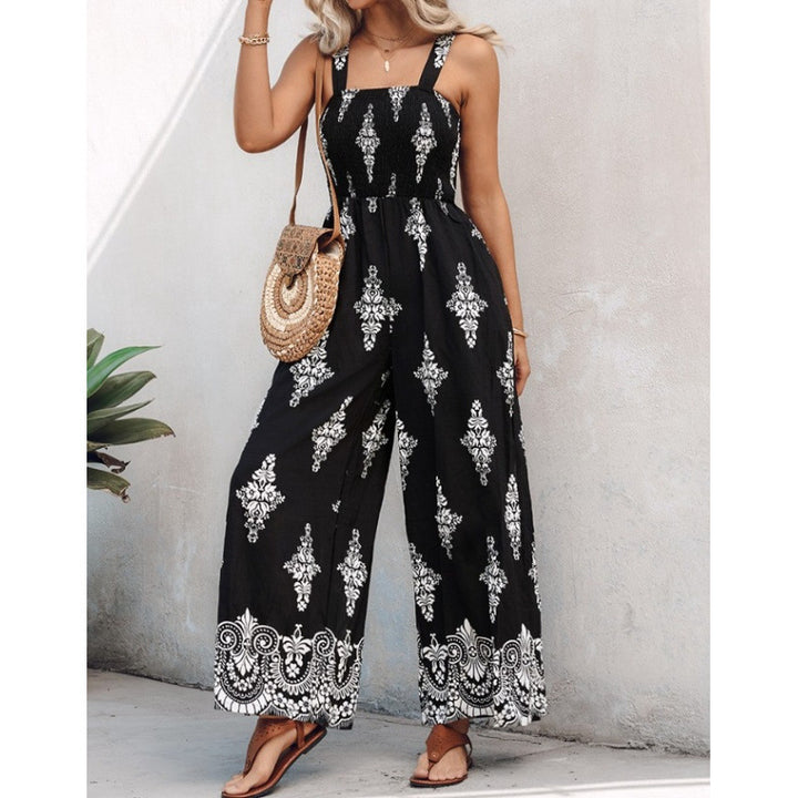 Kvinder Bohemian Bredbenet Overall Stilla