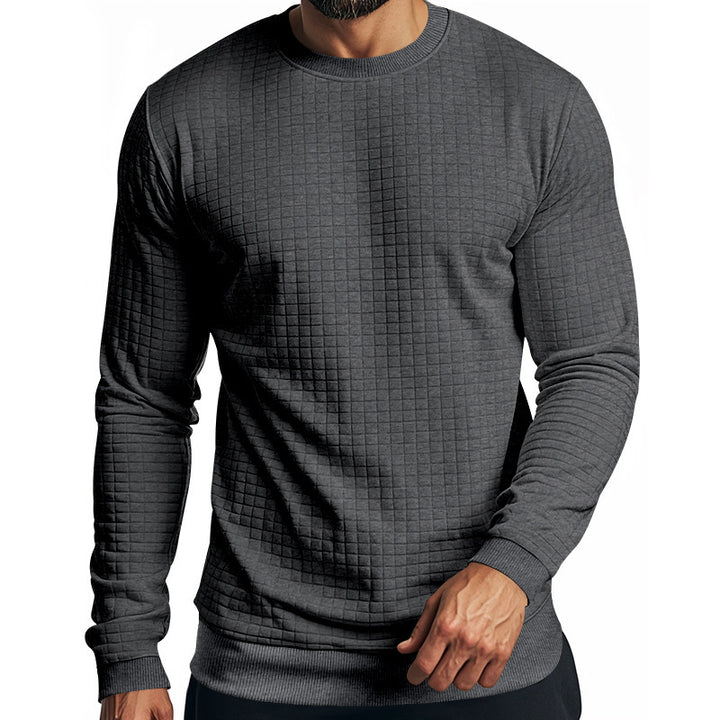 Herrer struktureret langærmet pullover Stilla