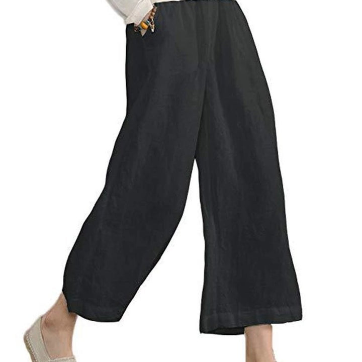 Dame Relaxed Fit Cropped Bukser Stilla