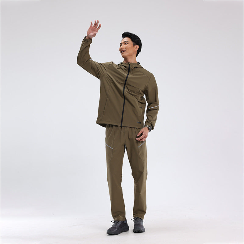 Herrer multifunktionelt Outdoor-outfit med åndbare egenskaber og justerbart design Stilla