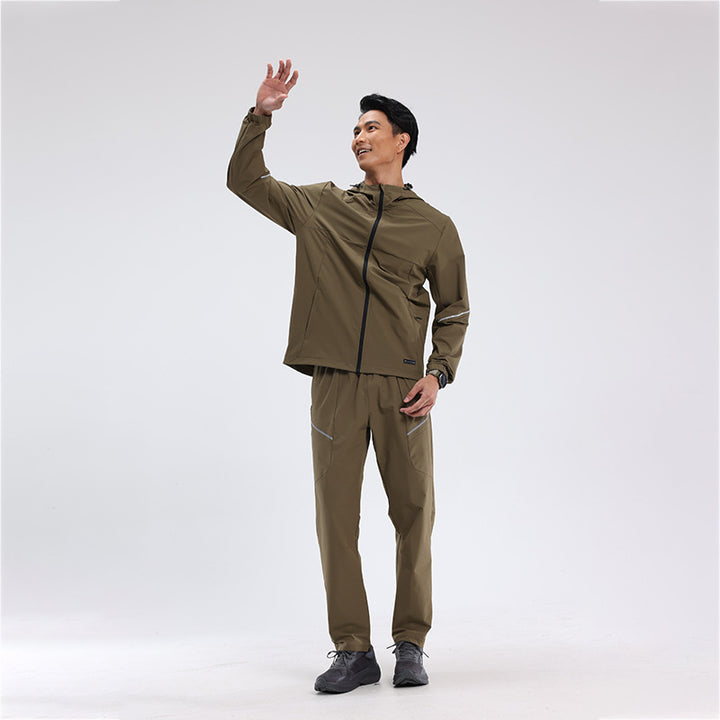 Herrer multifunktionelt Outdoor-outfit med åndbare egenskaber og justerbart design Stilla