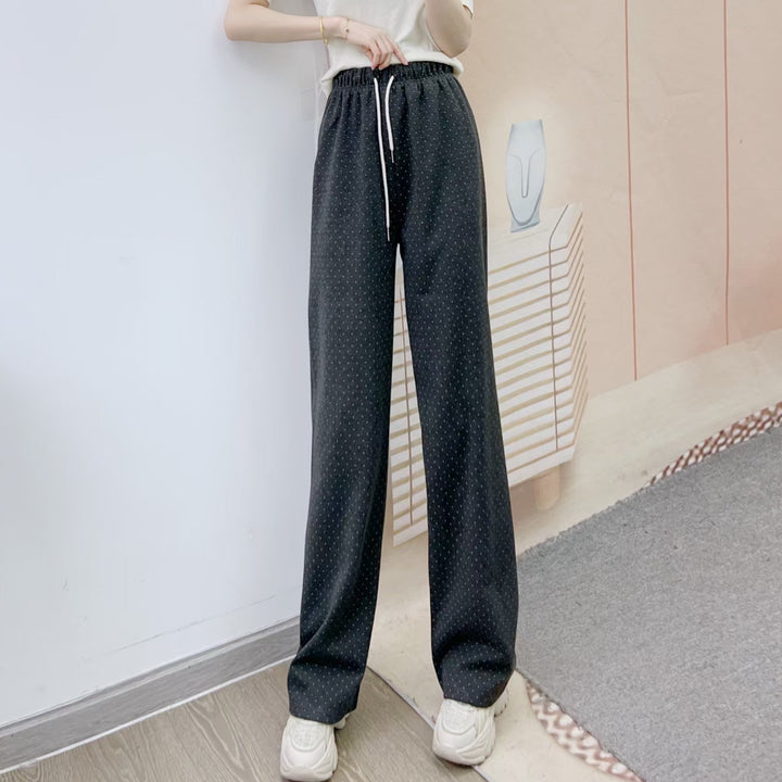Dame sweatpants med løs pasform og elastisk talje Stilla