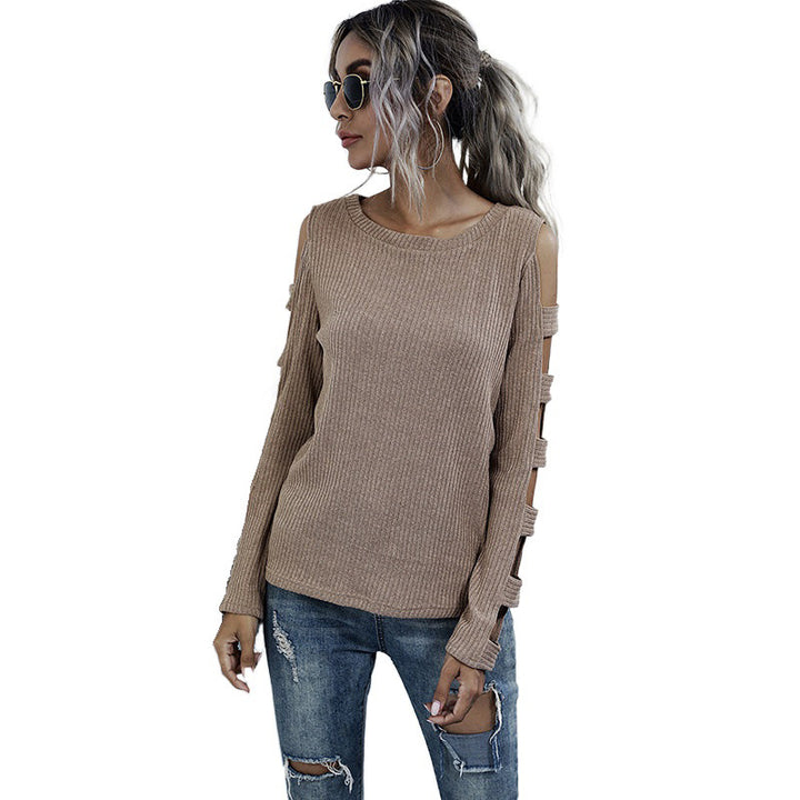 Femme Udsnit ærmeløs rib-top Stilla