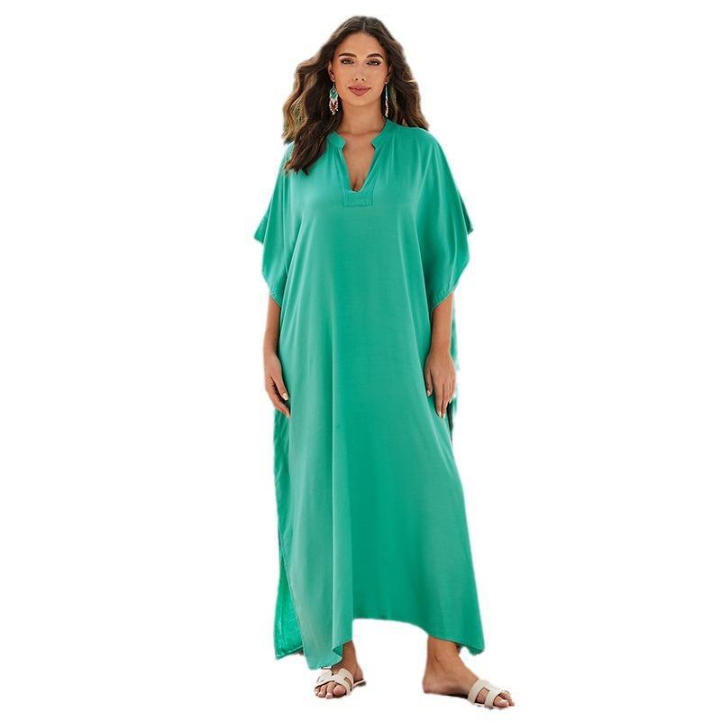 Dame Maxi-kjole med sideslits og elegant silhuet Stilla