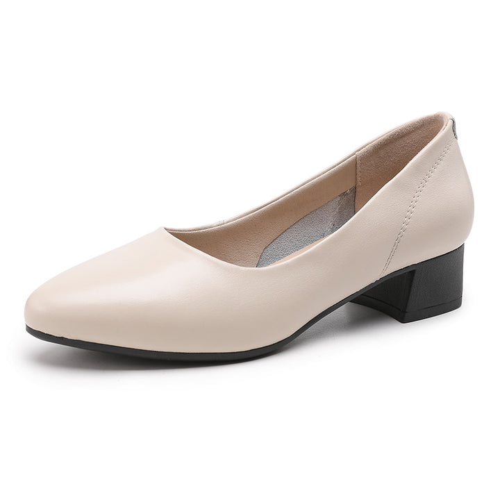 Femme Klassiske Blokhæls-Pumps Stilla