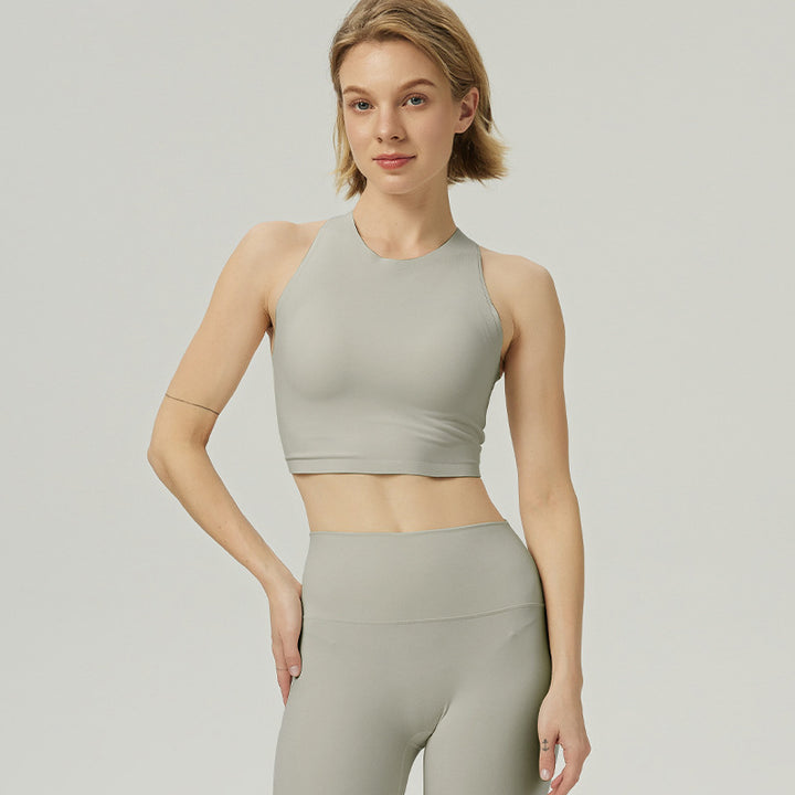 Dame Sport-Bustier med høj åndbarhed og sømløst design Stilla