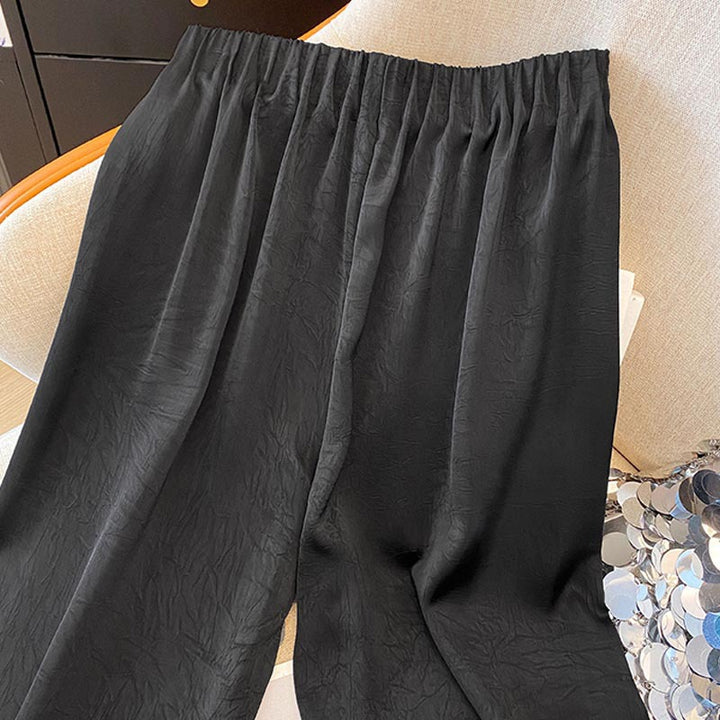 Femme Elegant Broderede Loungebukser Stilla