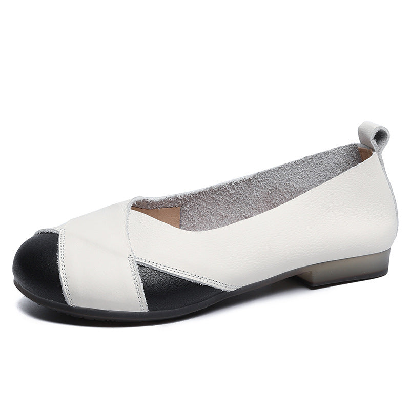 Dame stilfulde Cap Toe Ballerinas Stilla
