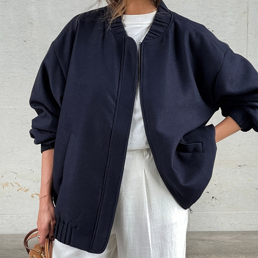 Dame oversized Sweatjakke Stilla