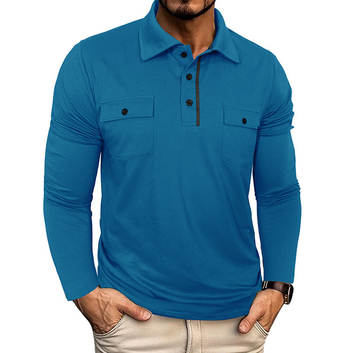 Herrer Langærmet polo shirt Stilla