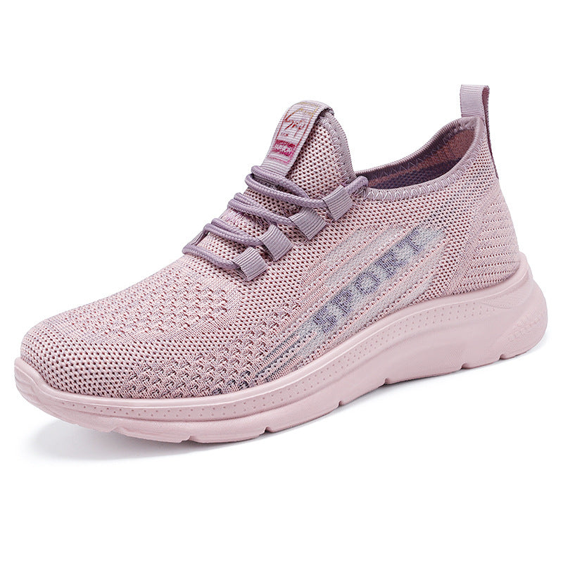 Herre Sporty Sneakers med åndbar strikkestruktur og skridsikker sål Stilla