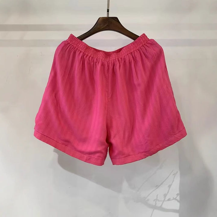 Femme Letvægts Afslappet Pasform Sommer Shorts Stilla