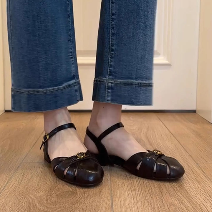 Dame elegante flade Slingback sko Stilla