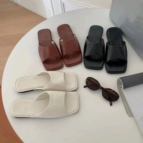 Damer Komfortable Slide-sandaler med bredt overmateriale og skridsikker sål Stilla