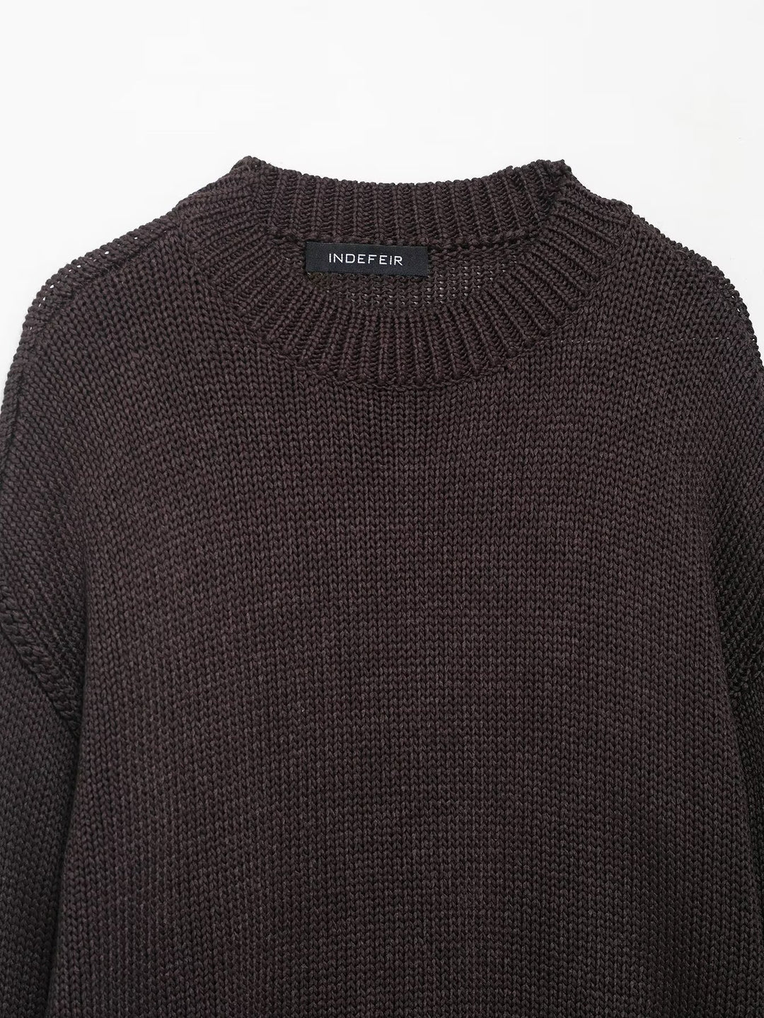 Dame afslappet sweater med oversized pasform og struktureret mønster Stilla