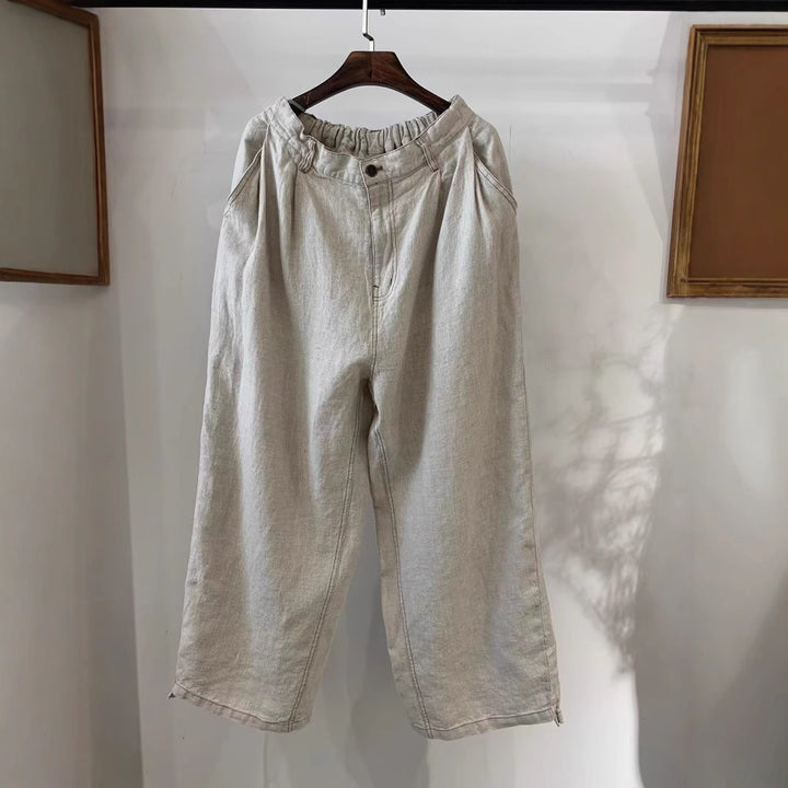 Femme Afslappet Fit Let Linnedragt Stilla