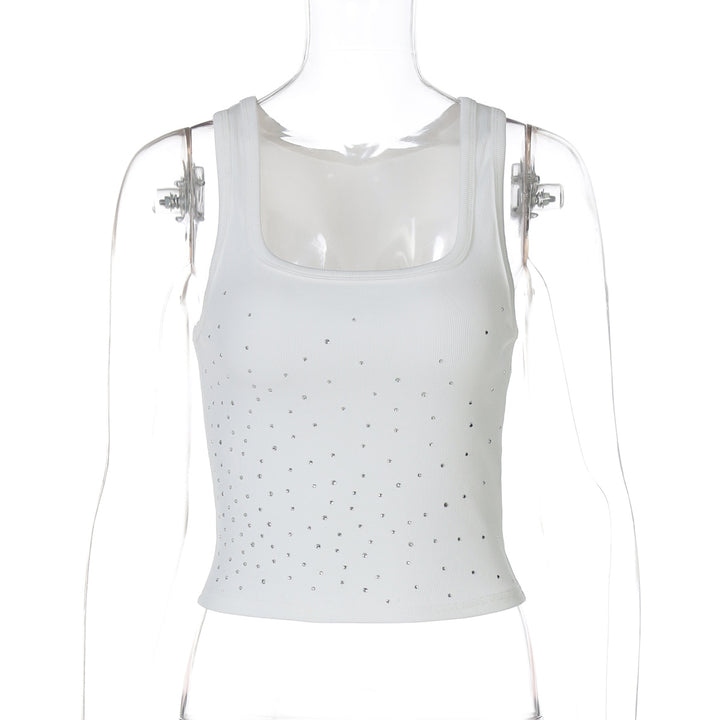 Dame Trendy Glitrende Bustier-Top Skovae