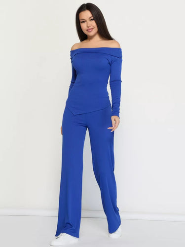 Dame Off-Shoulder top med tætsiddende snit og elegant lag-på-lag look Stilla