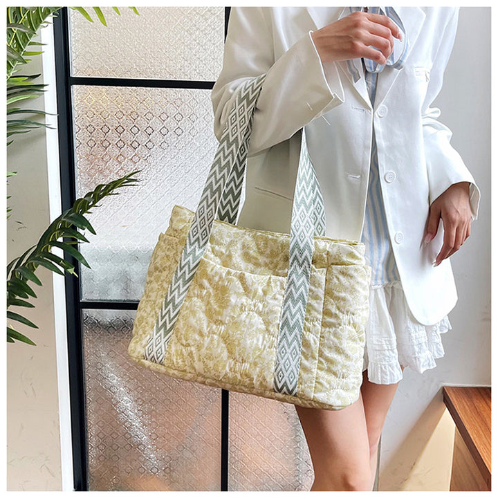 Femme Floral Quilted Hverdags-Tote Stilla