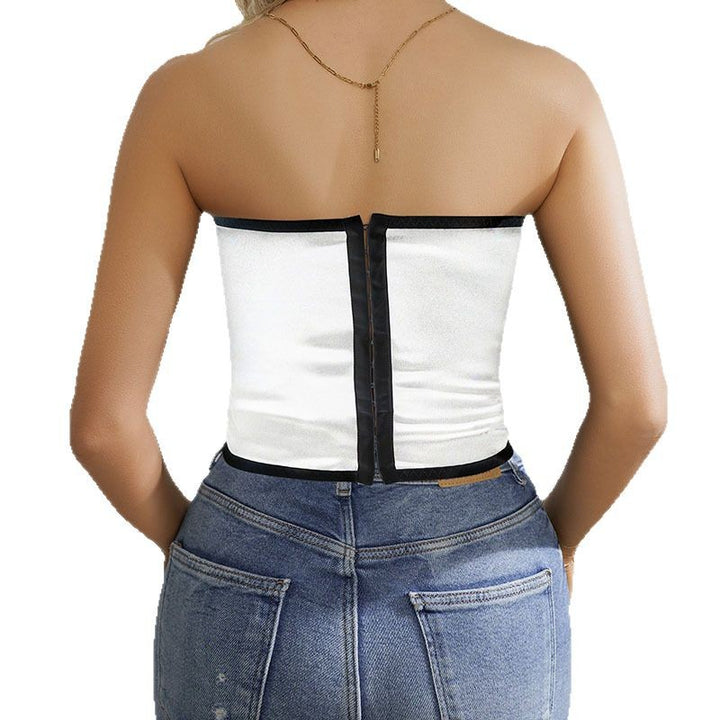 Dame Struktureret Korsetbluse Stilla
