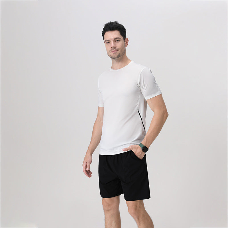 Herrer Performance Sport T-Shirt med fugttransporterende egenskaber Stilla