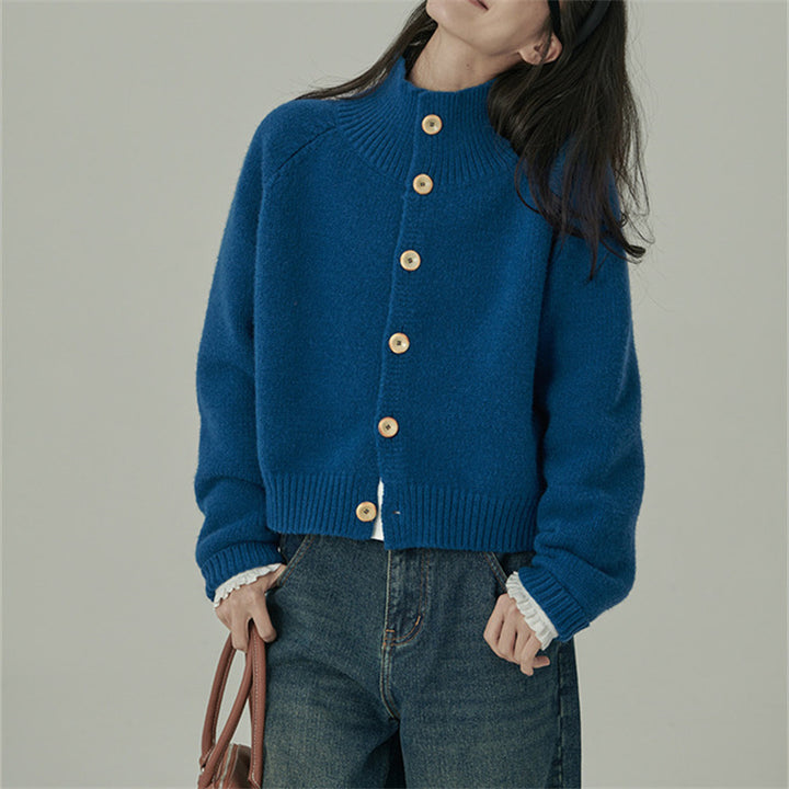 Femme Cozy Knap-Cardigan Stilla