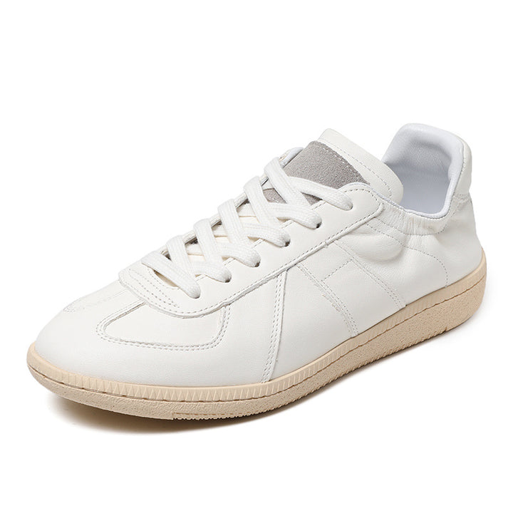 Herrer Klassiske Lavskos-Læder-Sneakers Stilla