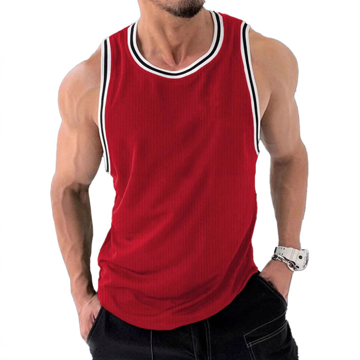 Herrernes Sporty Fitness Tanktop med åndbart materiale Stilla