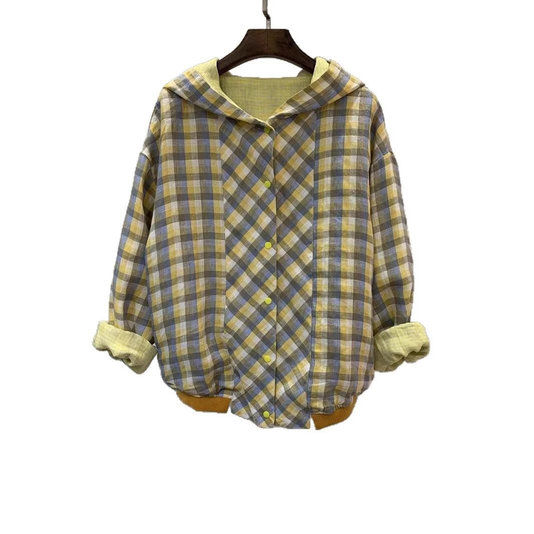 Dame Casual Hoodie Ternet Shirtjakke Stilla