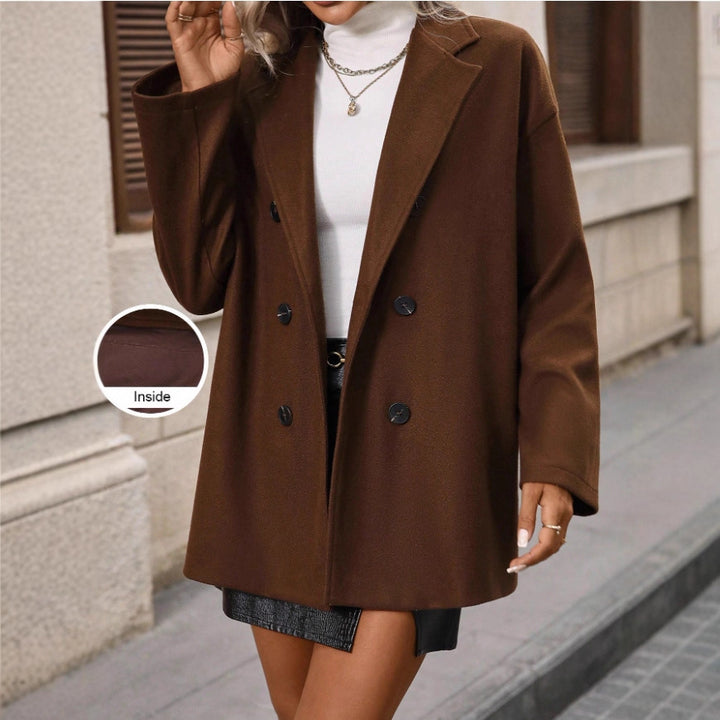 Kvinders oversized trendy blazer lavet af blødt materiale Stilla
