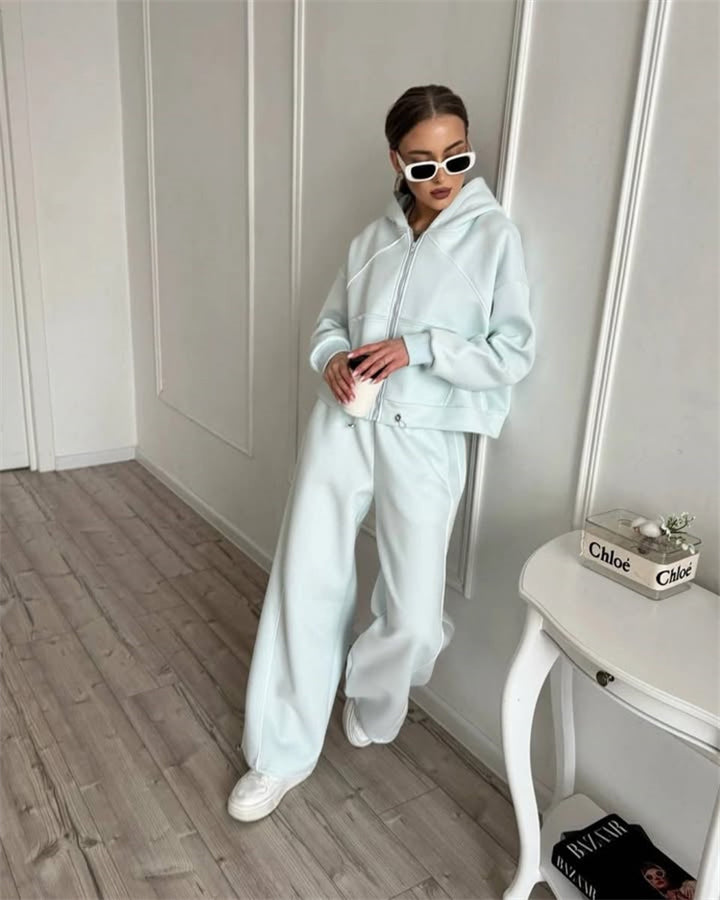 Kvinder Sports Højtalje Jogging Suit Skovae