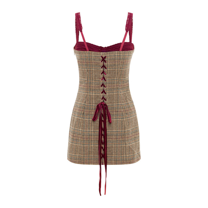 Femme Ternet Mini Slip Kjole med justerbare Stropper Stilla