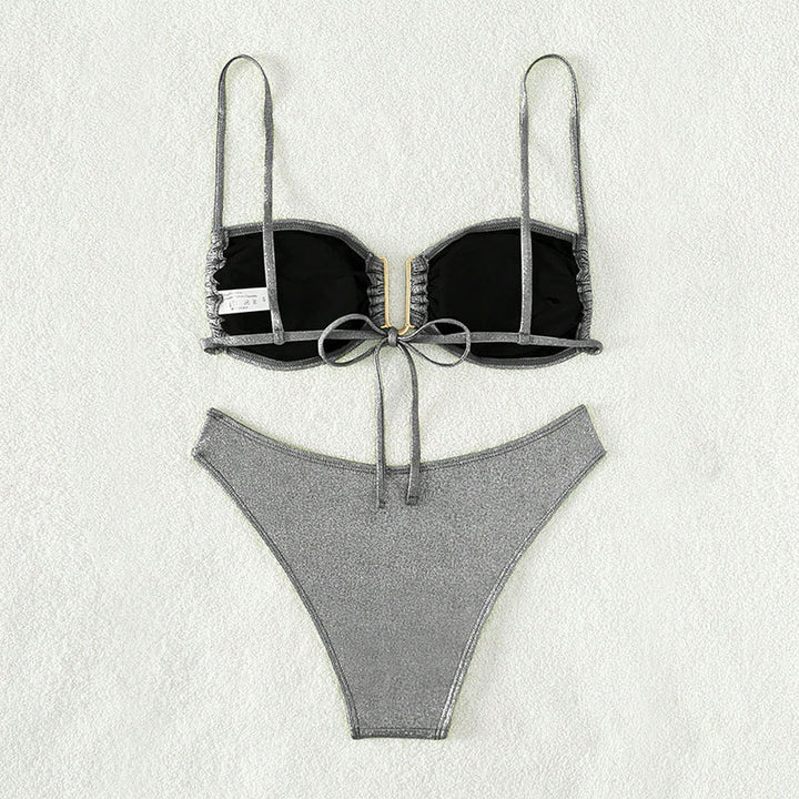 Dame Glitrende Bikini Skovae