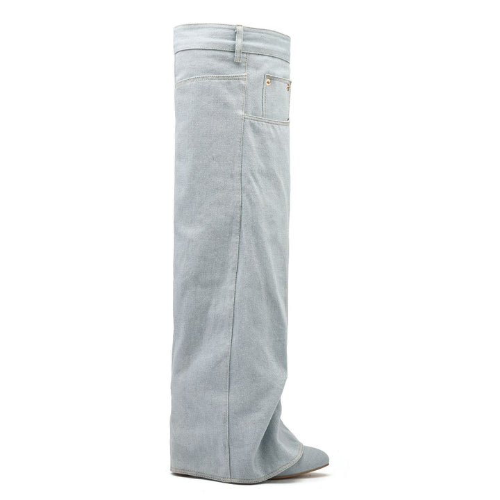 Femme Over-the-Knee Denim Støvler Stilla