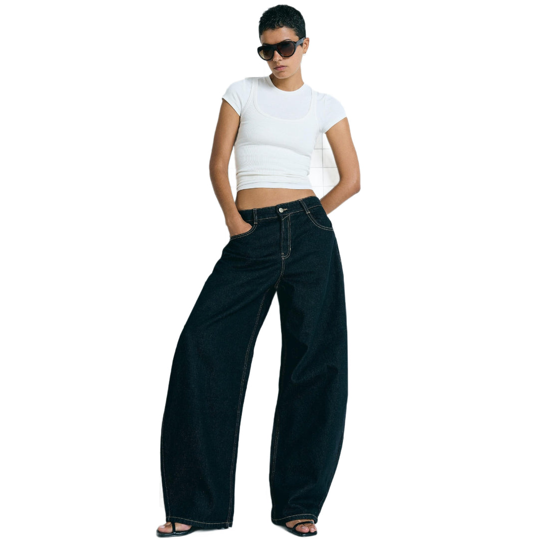 Dame Oversized Jeansjakke Skovae