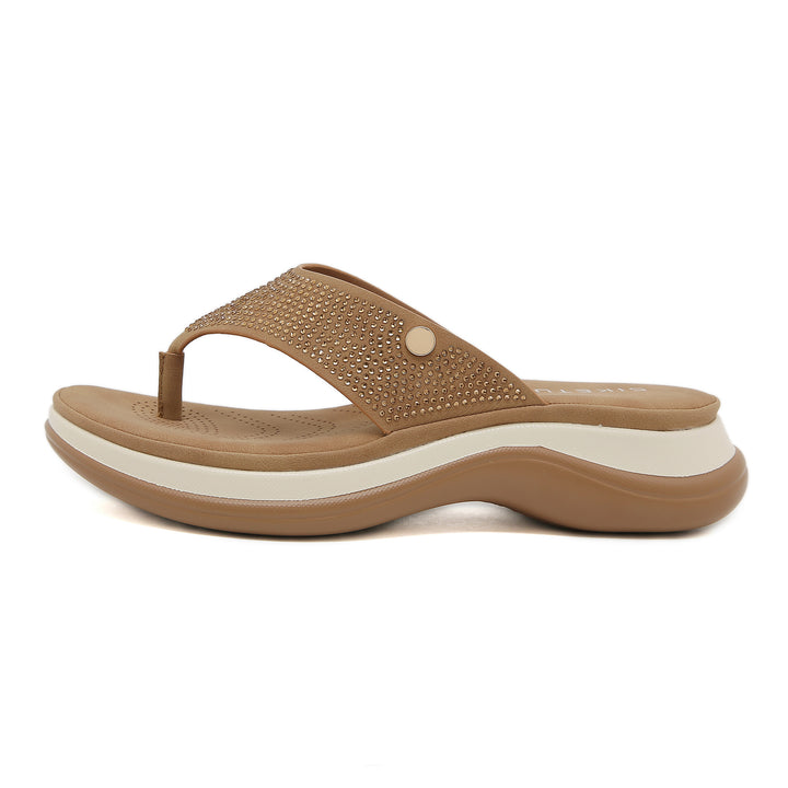 Dame Komfortable Sandaler med Glimmersteder Stilla